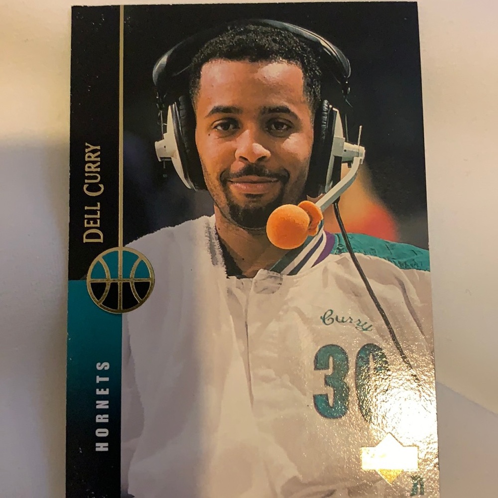 Dell Curry Charlotte Hornets Basketball Card